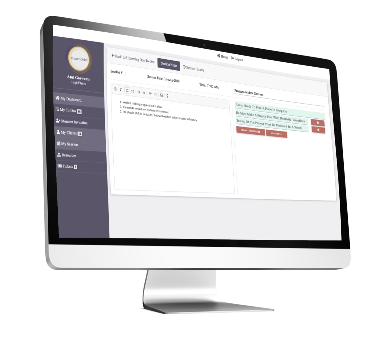 Schedule sessions with your clients This process of securing multiple requests to a service from the same user or entity